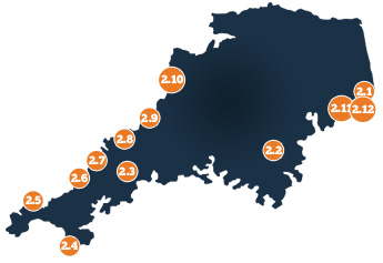 Visit Cornwall in A VW Active Kamper van for hire