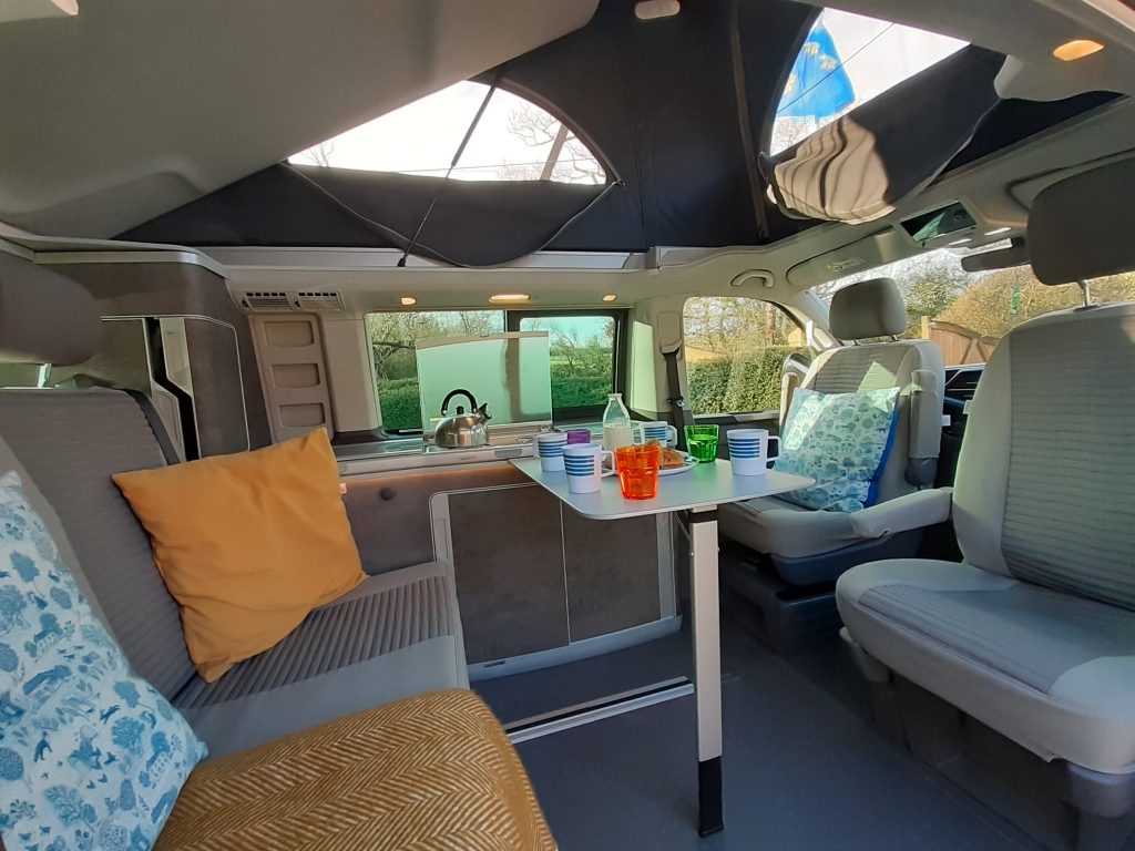 Vw t6 store california interior